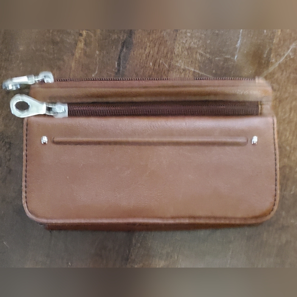 Relic Brown Leather Wallet.